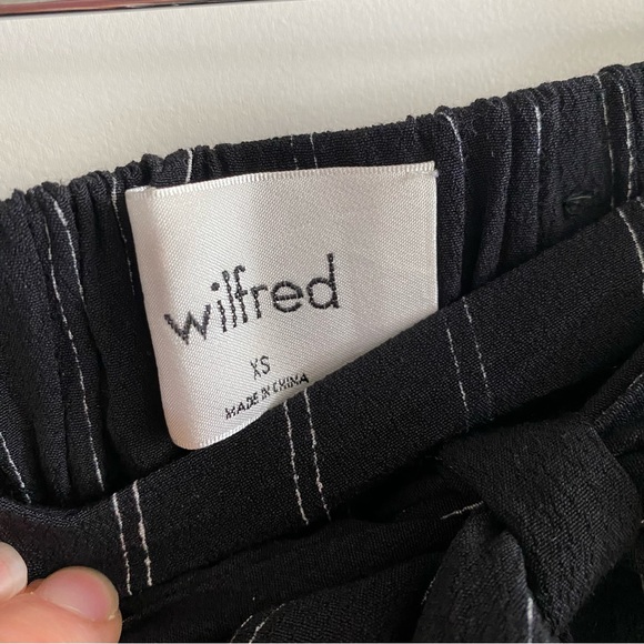 🍂fall drop🍂 Aritzia Wilfred wide leg flowy Capri faun pants - Picture 5 of 9